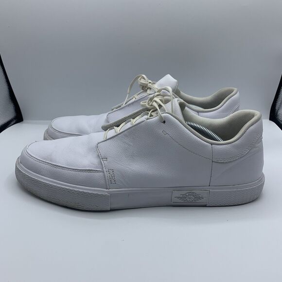 Nike Shoes Mens  Size 12 Air Jordan V5 Grown Low Top White Leather 428902-100 - Picture 1 of 8